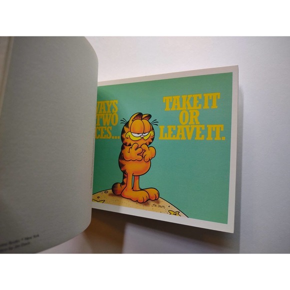 Garfield Words To Live By Postcard Book 30 Different Jim Davis Comic Cat 1990 - Picture 7 of 10
